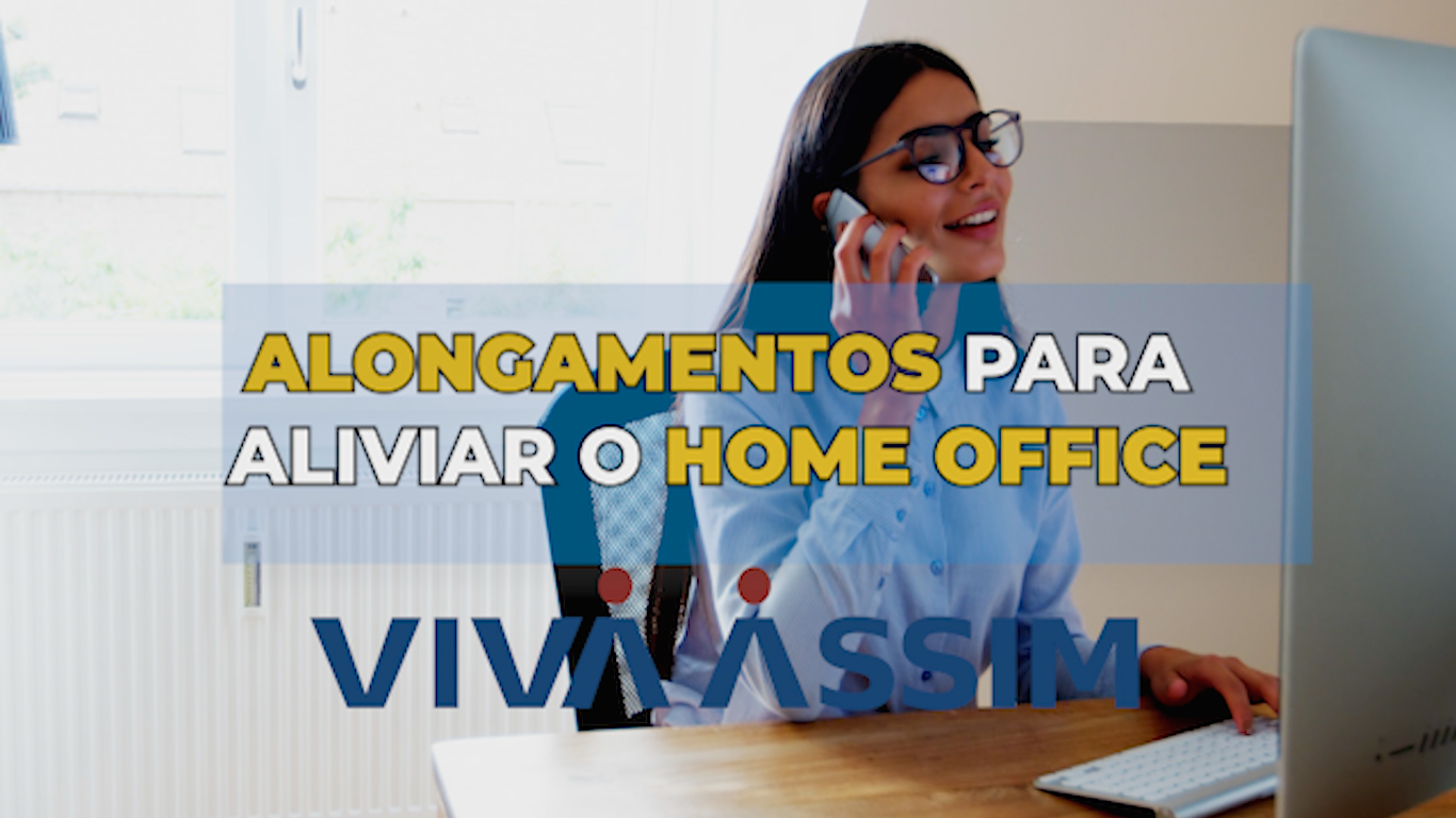 Alongamento para aliviar o home office