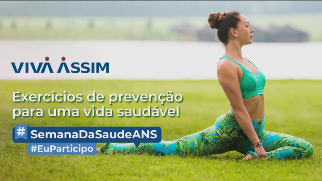 Exercícios para uma vida saudável SemanaDaSaudeANS