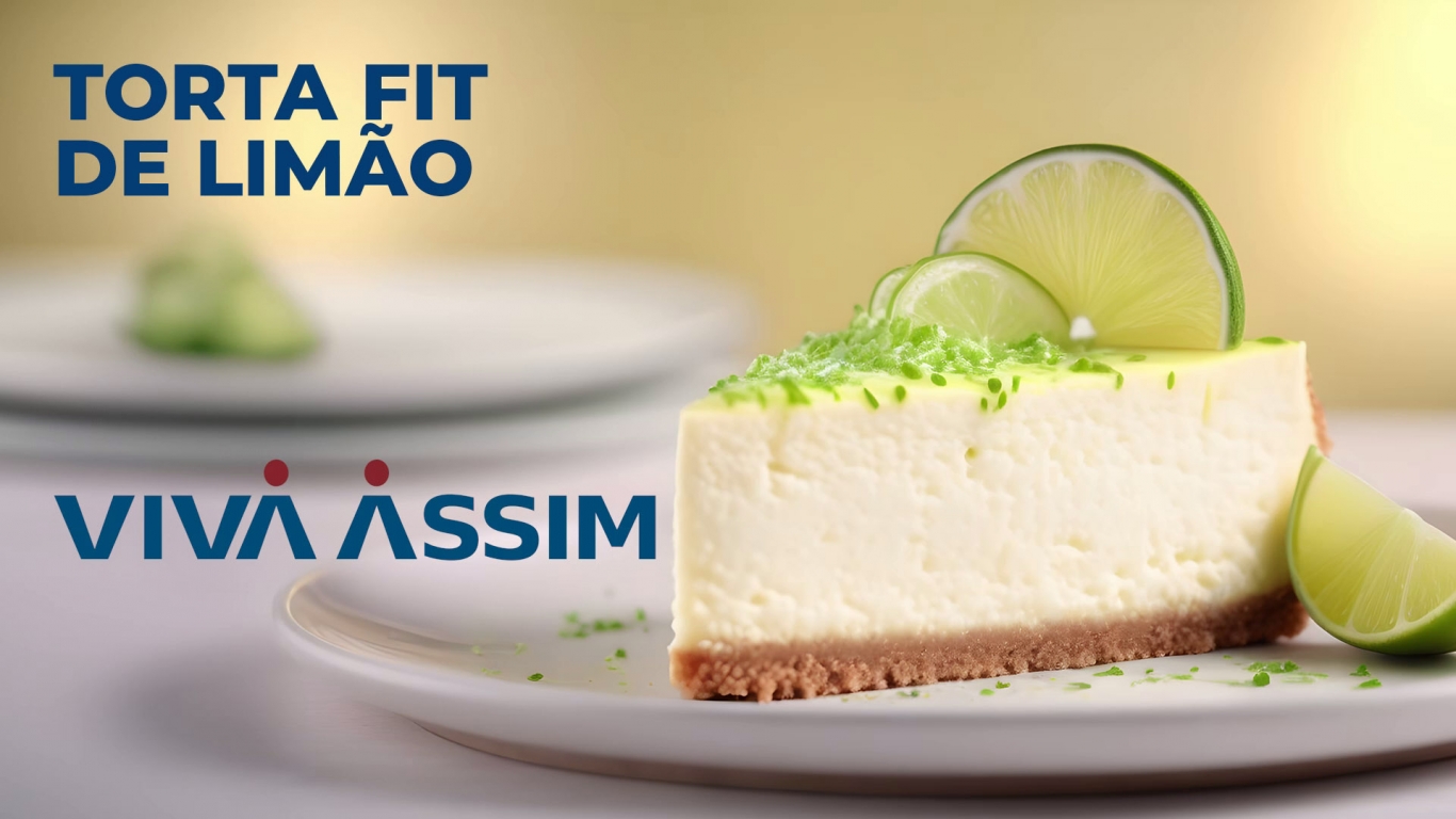 Torta Fit de Limão
